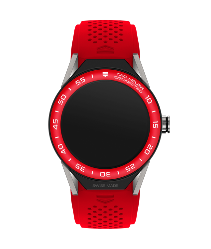 TAG Heuer Carrera Connected Modular 45 Titanium / Red Aluminum / Red Rubber
